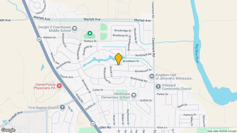 506 Brooklawn Dr Map and Location Details