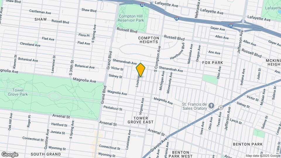 3316 Sidney St Map and Location Details