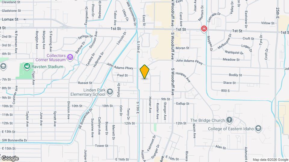 1545 Rosewood Cir Map and Location Details