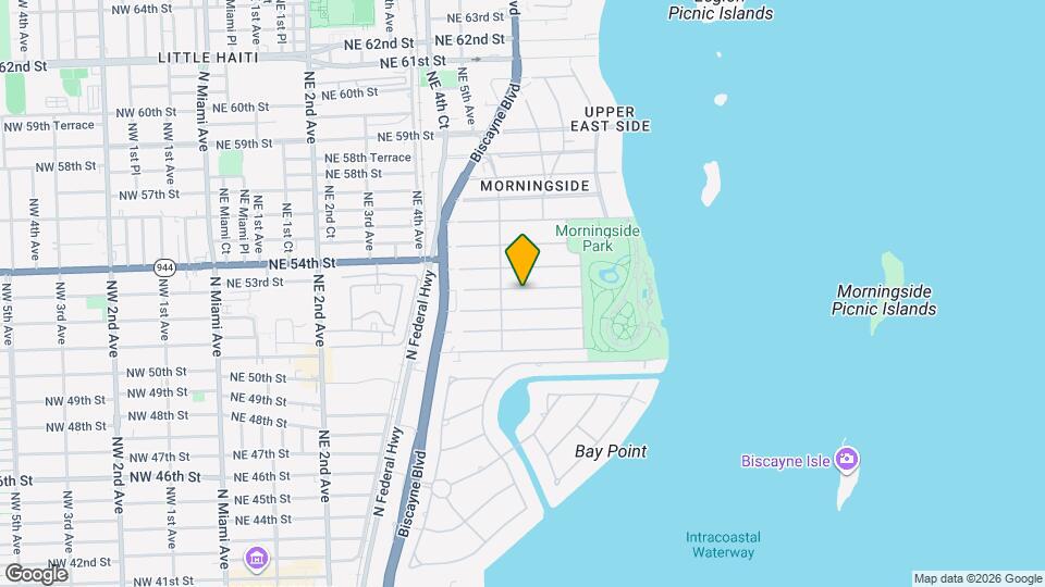 570 NE 52nd Terrace Map and Location Details