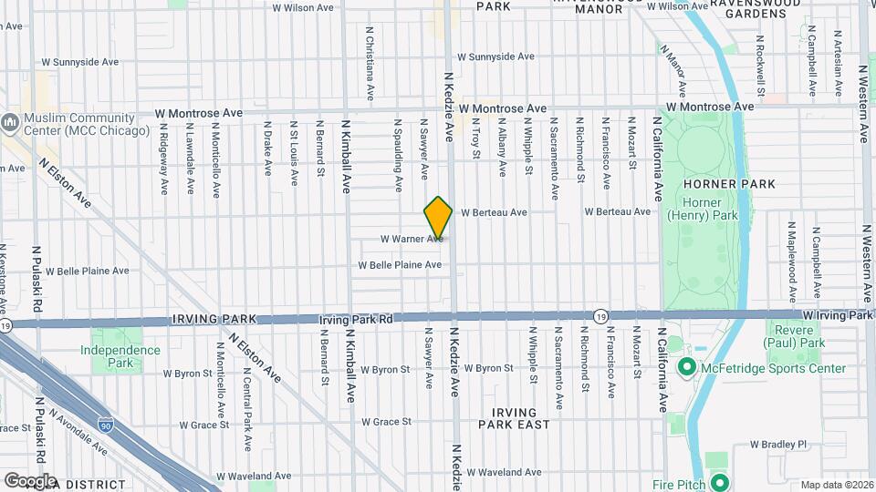 3215 W Warner Ave Map and Location Details