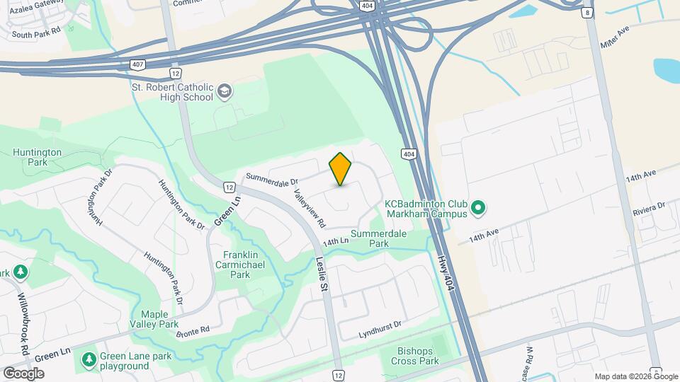 23 Glendale Rd Map and Location Details