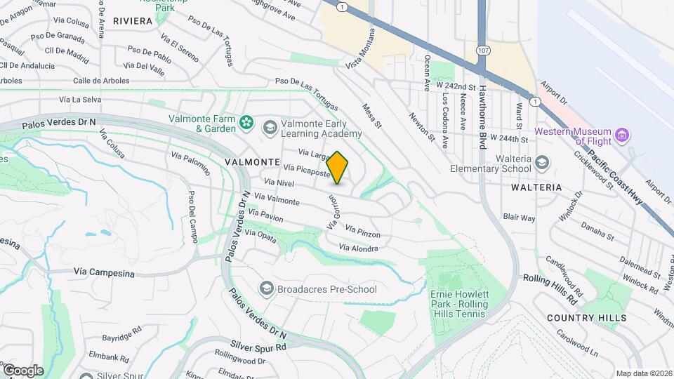 4125 Vía Nivel Map and Location Details