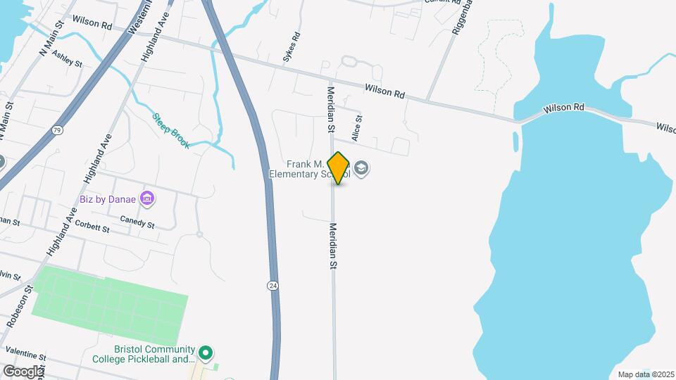 1823 Meridian St Map and Location Details