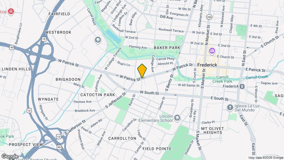 344B W Patrick St, Unit Patrick Place Map and Location Details