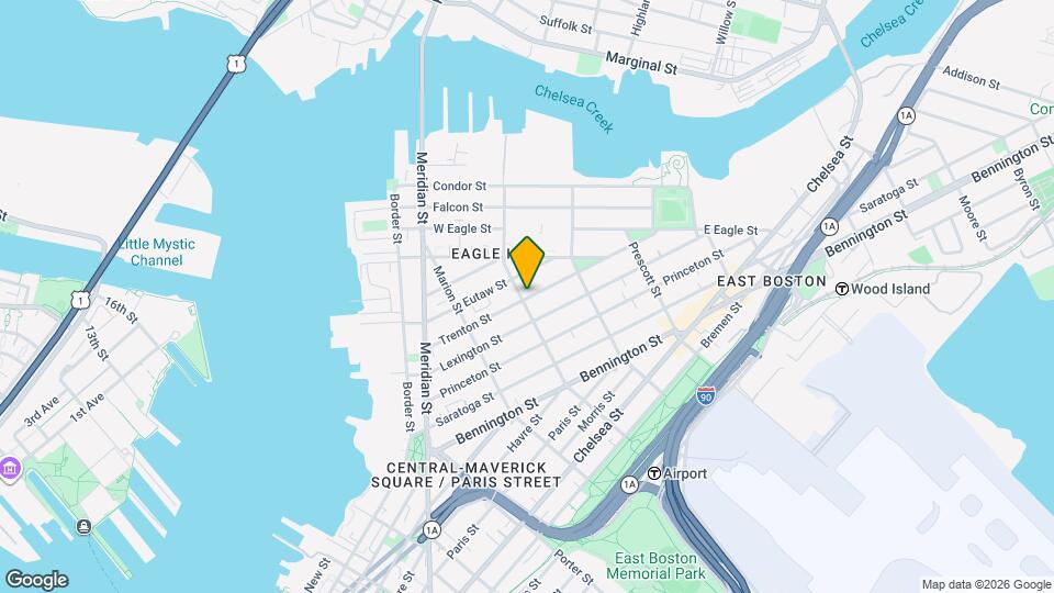 110 Trenton St, Unit 1 Mapa y Detalles de la Ubicación