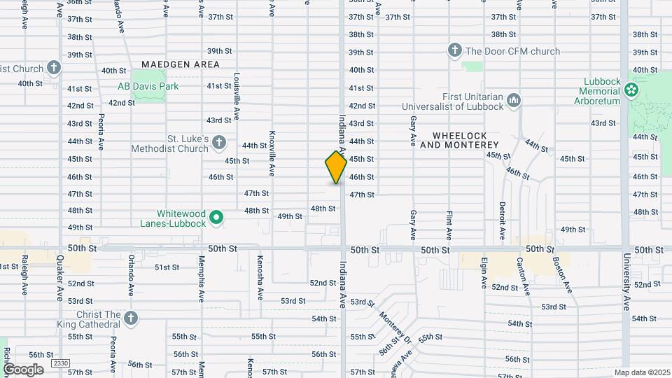 4610 Indiana Ave Map and Location Details