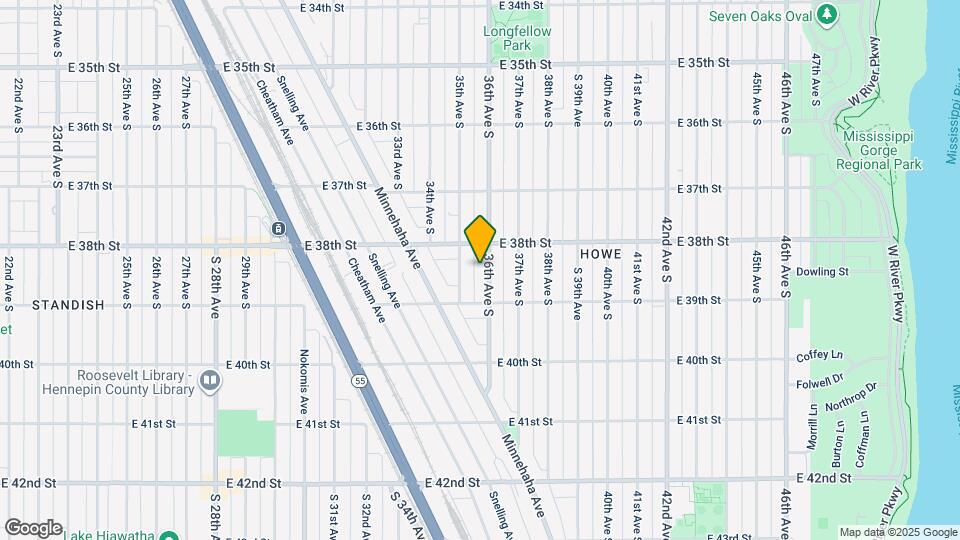 3824 36th Ave S Map and Location Details