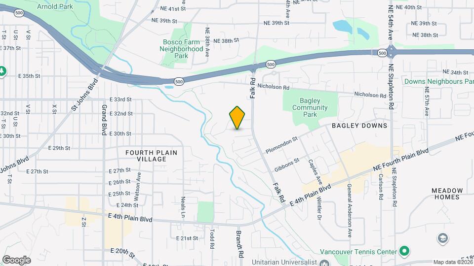 3010 Falk Rd Map and Location Details