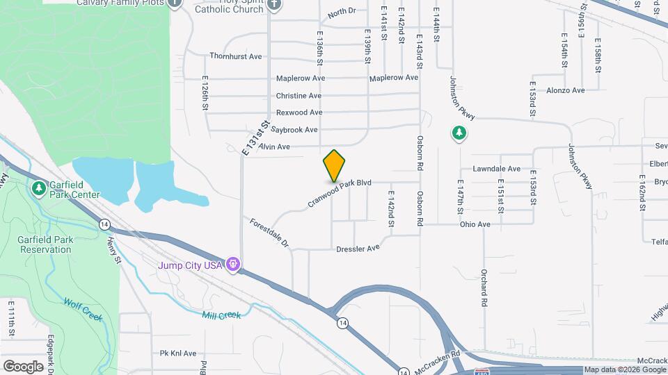 13629 Cranwood Park Blvd Map and Location Details