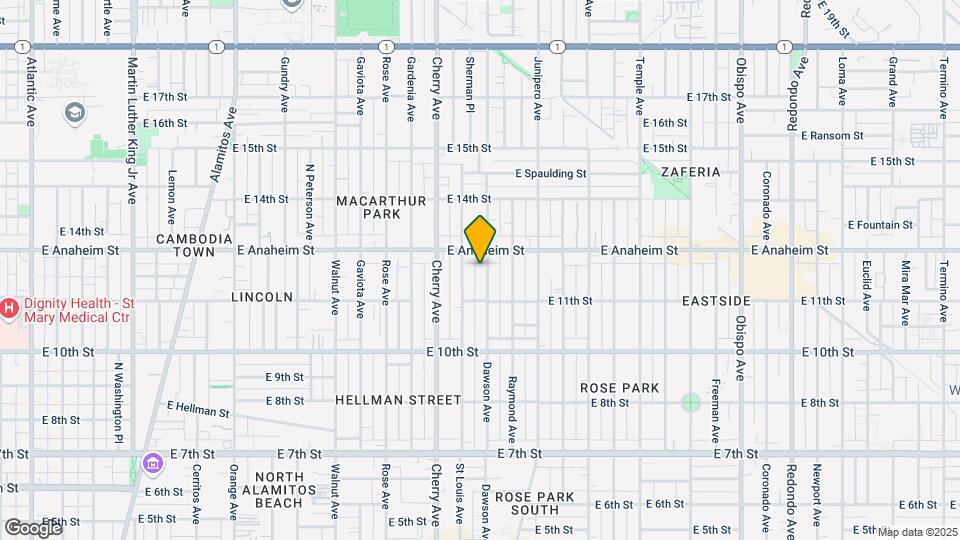 1215 Dawson Ave Map and Location Details