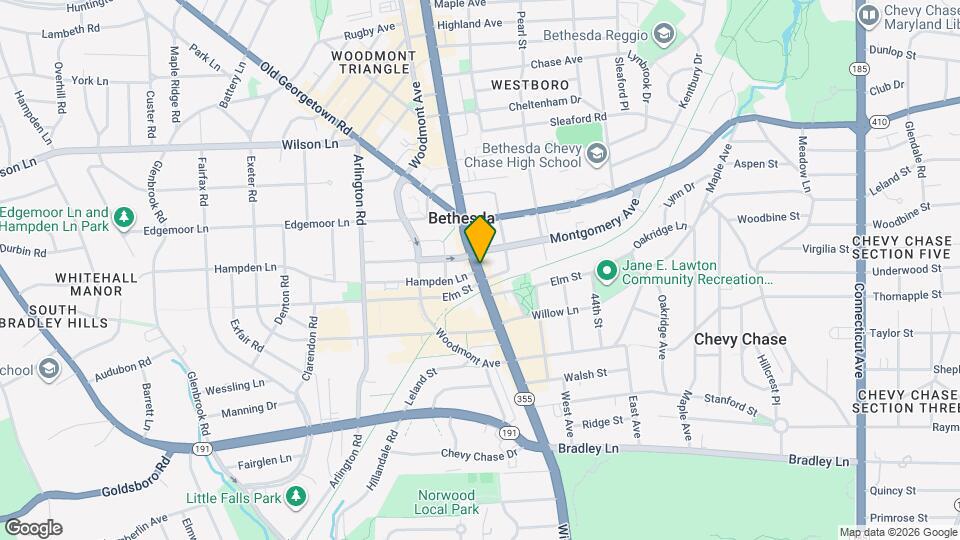 7347 Wisconsin Ave Map and Location Details