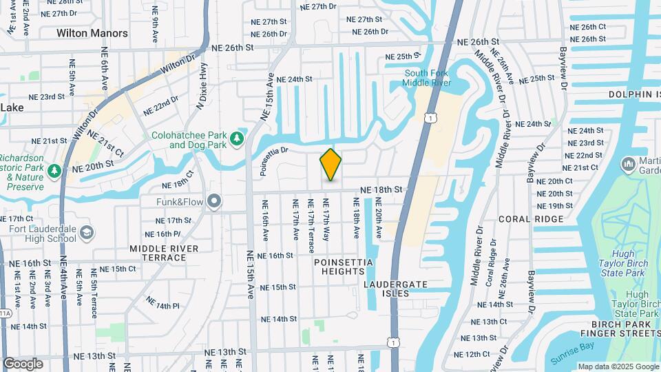 1753 NE 18th St Map and Location Details