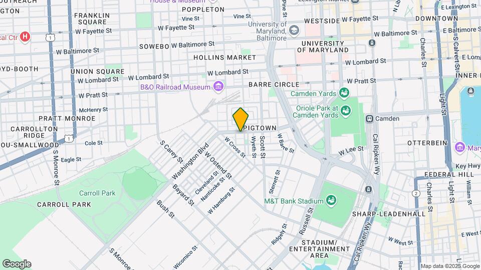 859-861 Washington Blvd Mapa y Detalles de la Ubicación