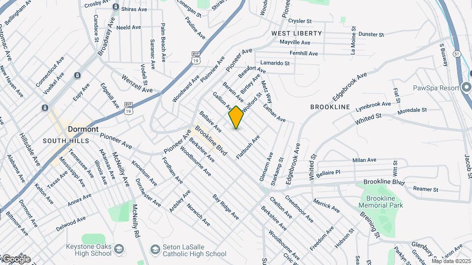 712 Rossmore Ave Map and Location Details