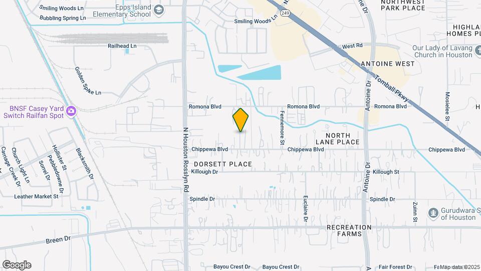 7002 Chippewa Blvd Map and Location Details