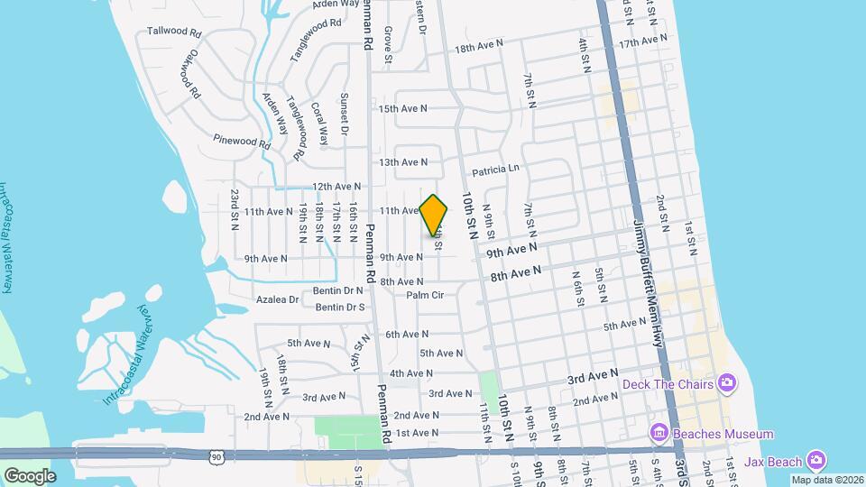 1016 N 11th St Map and Location Details