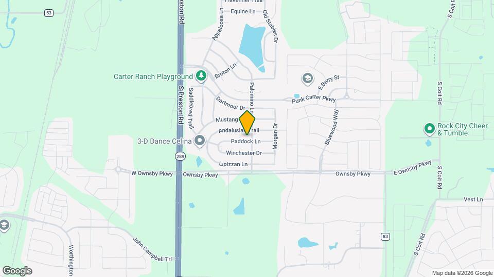 430 Paddock Ln Map and Location Details