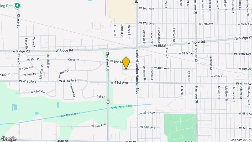 1665 W 40th Ave Map and Location Details