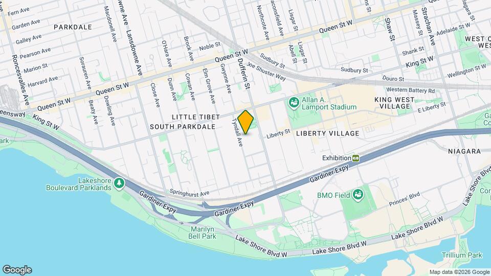 115 Tyndall Ave Map and Location Details