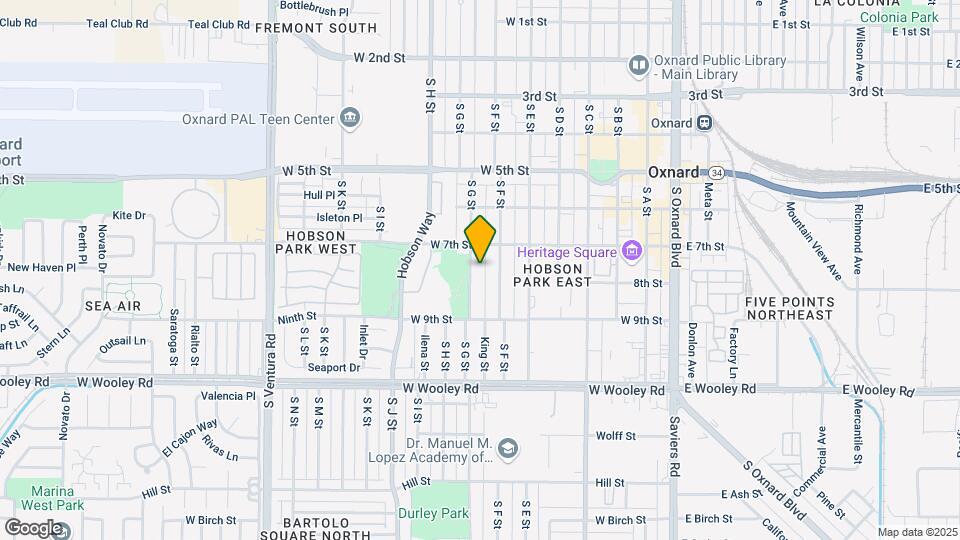 746 S G St Map and Location Details
