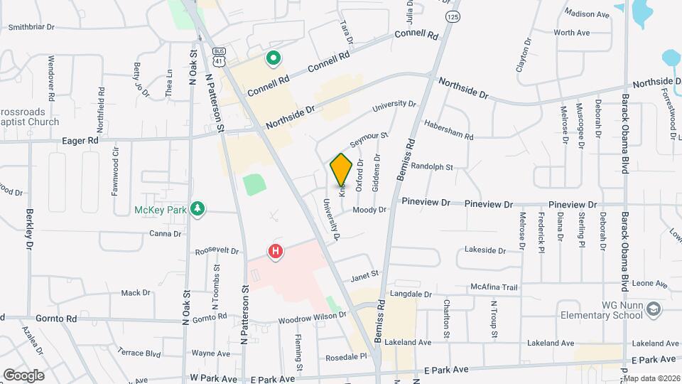 2414 Knox Dr Map and Location Details