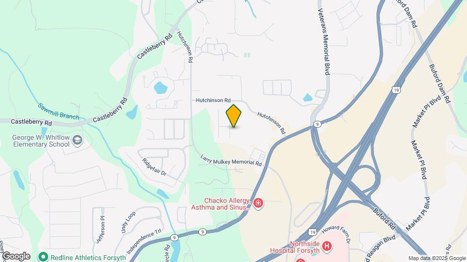 3709 Hutchinson Trace Dr Map and Location Details