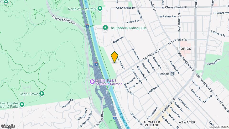 Rancho Los Feliz Mapa y Detalles de la Ubicación