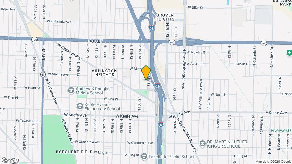 3735 N 9th St Map and Location Details
