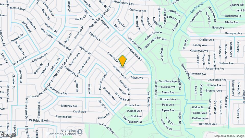 6165 Bodmin Ln Map and Location Details