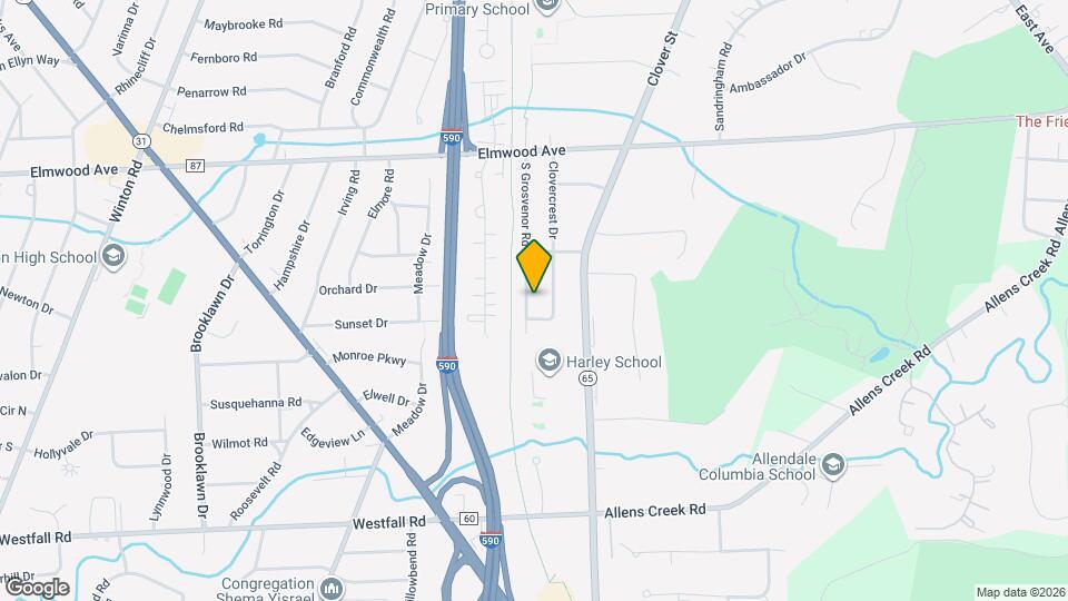 940 S Grosvenor Rd Map and Location Details