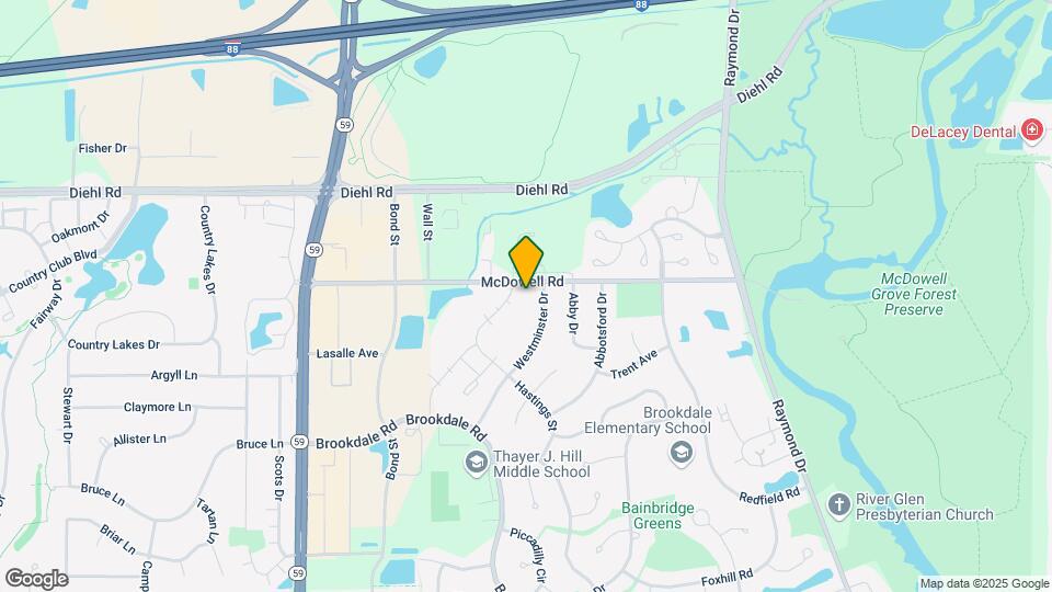 1651 Westminster Dr Map and Location Details