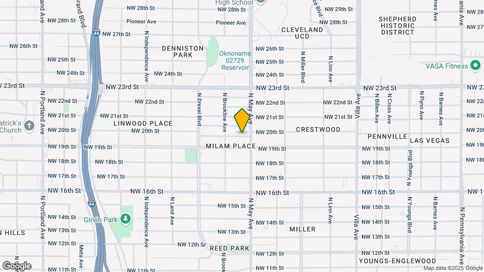 2912 NW 20th St Map and Location Details