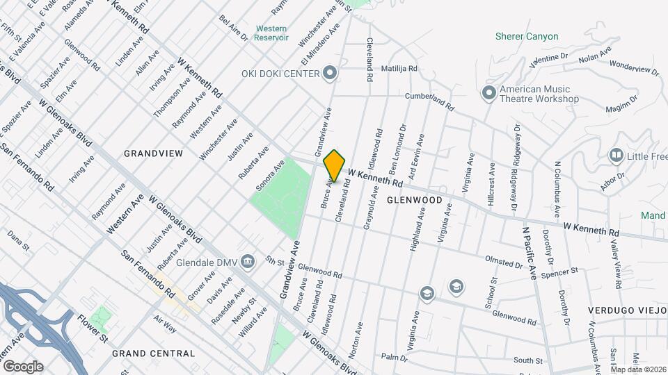 1444 Bruce Ave Map and Location Details