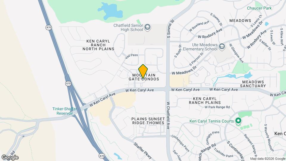 7454 S Alkire St, Unit 103 Mapa y Detalles de la Ubicación