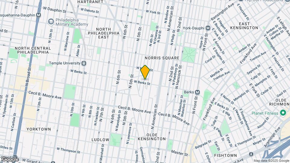 323 W Berks St, Unit 1 Map and Location Details