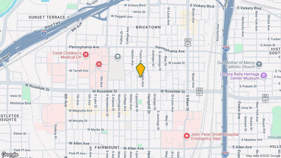 929 Lipscomb St, Unit 207 Map and Location Details