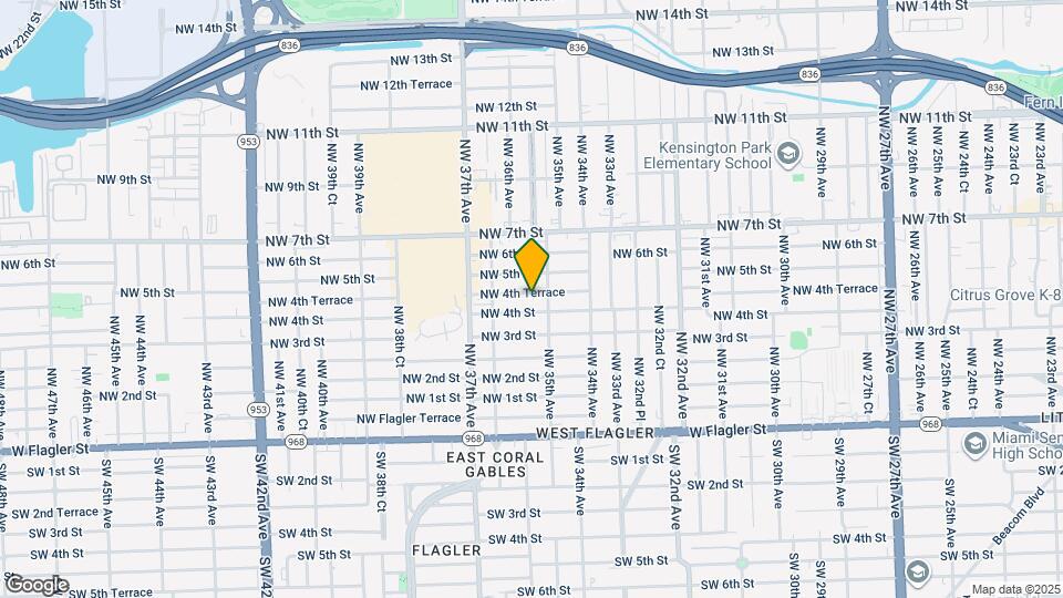 3524 NW 4th Terrace Map and Location Details