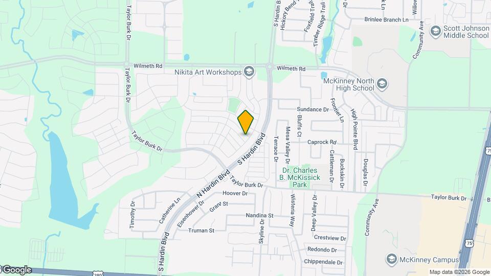 3104 Eddington Dr Map and Location Details