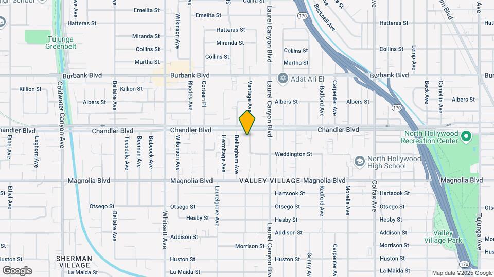 5335 Vantage Ave Map and Location Details