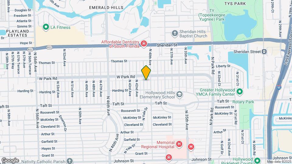 2001 N 41st Ave Map and Location Details