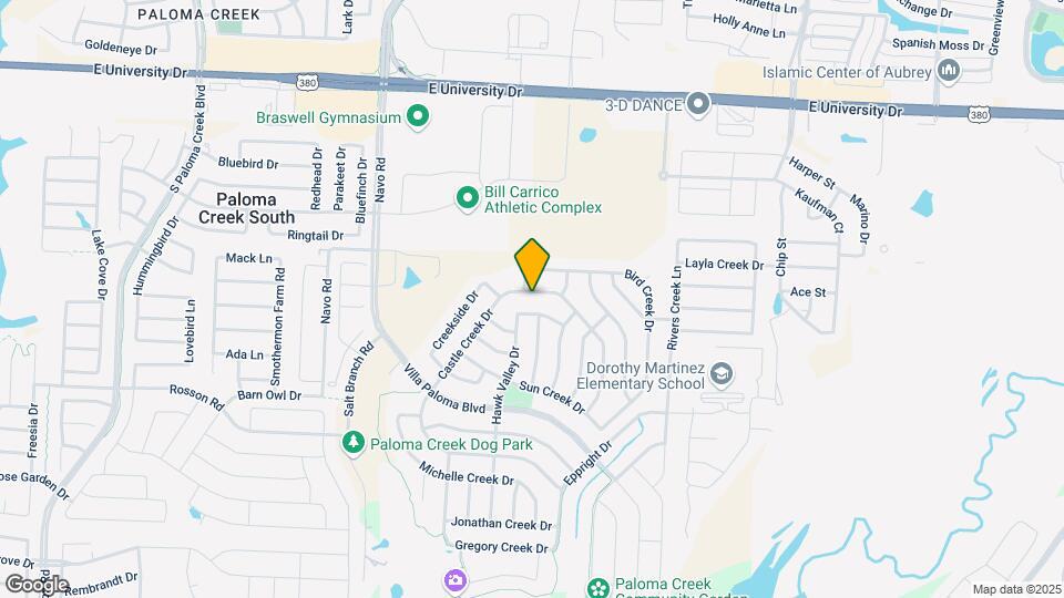 2404 Castle Creek Dr Map and Location Details