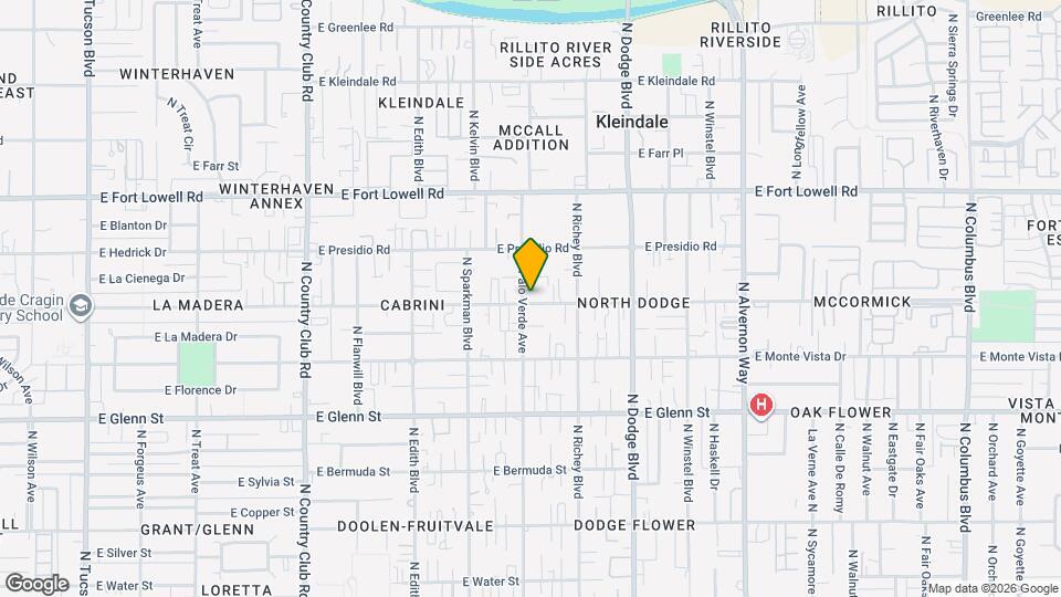 3002 N Palo Verde Ave Map and Location Details