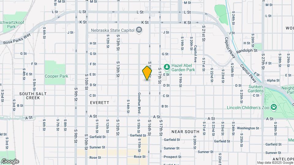 1544 D St Map and Location Details