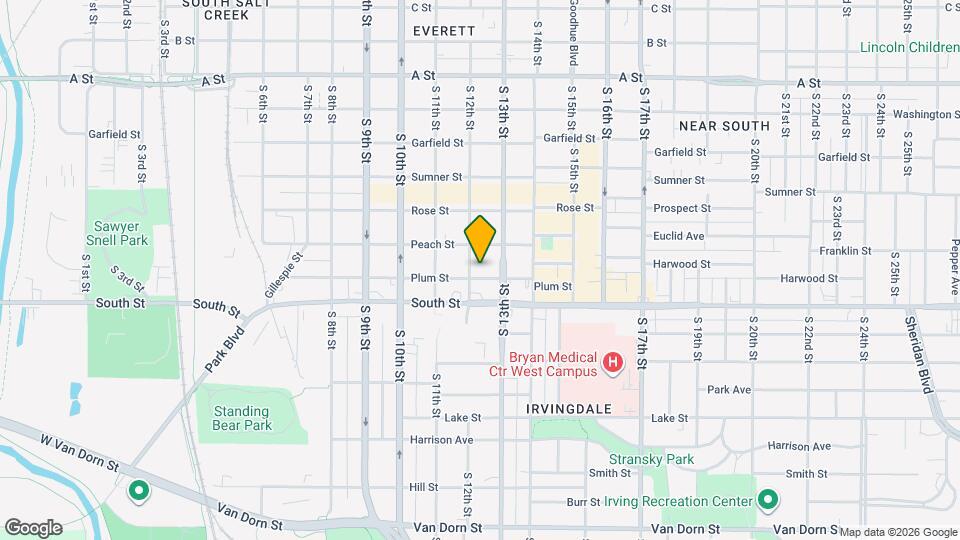 1212 Plum St Map and Location Details