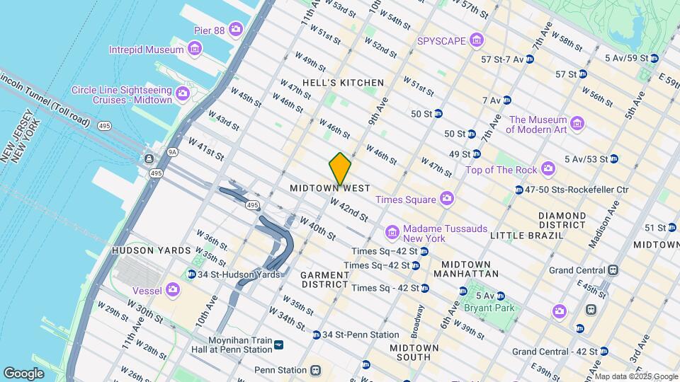 598 9th Ave Map and Location Details