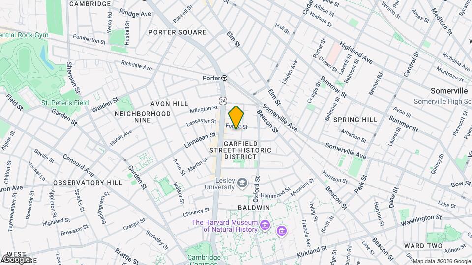 8R Forest St, Unit 3 Map and Location Details