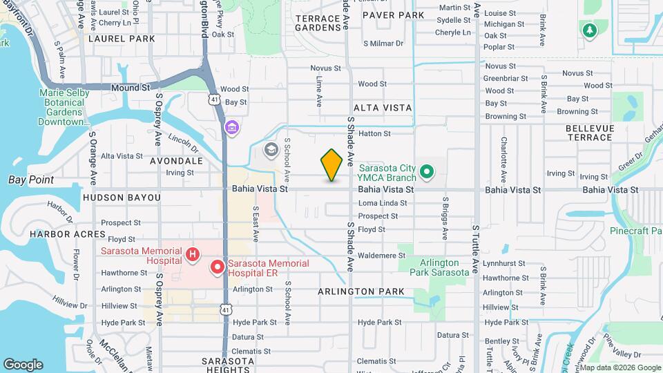 2345 Bahia Vista St Mapa y Detalles de la Ubicación