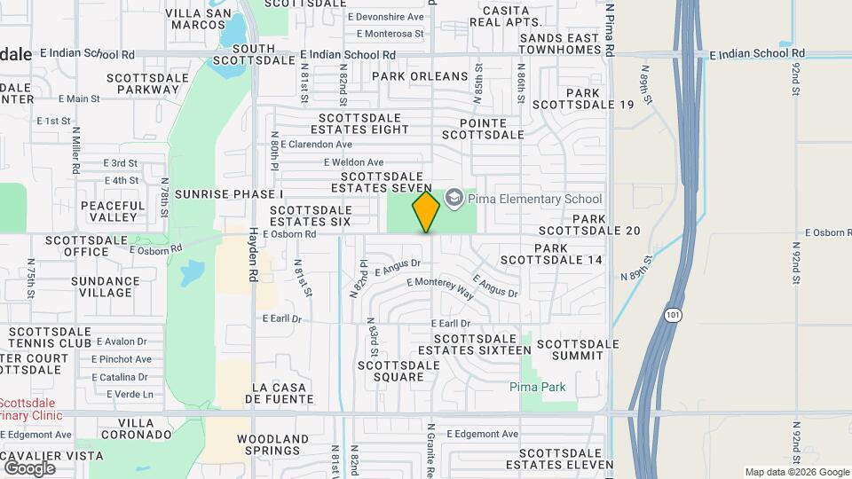 8329 E Osborn Rd Map and Location Details