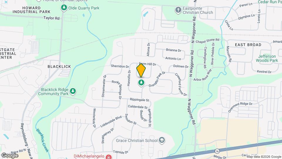 455 Dover Pond Dr Mapa y Detalles de la Ubicación